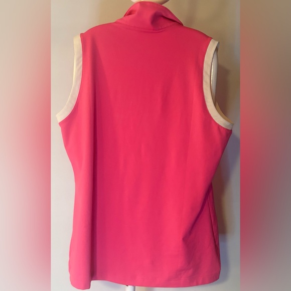 Nike Pink Tank Top with White Trim - Picture 2 of 3